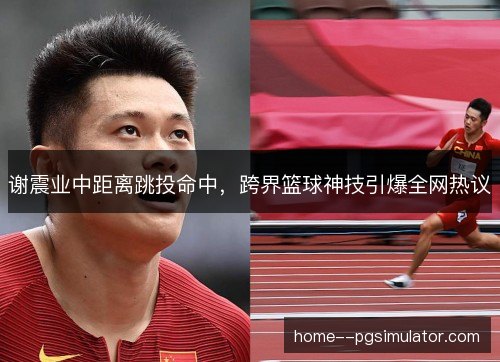 谢震业中距离跳投命中，跨界篮球神技引爆全网热议